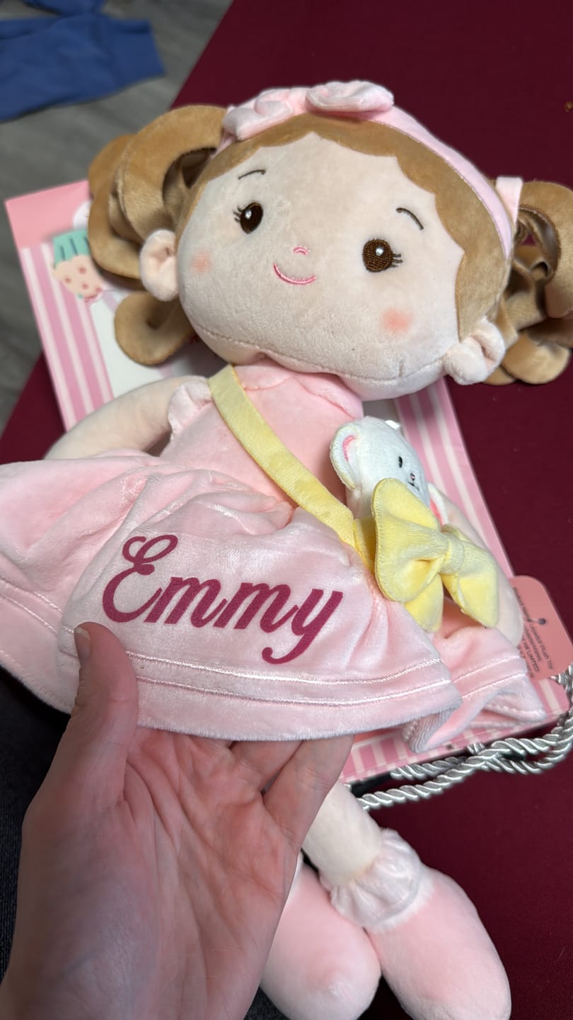Customer photo review of Personalized Milly Girl & Her Pet