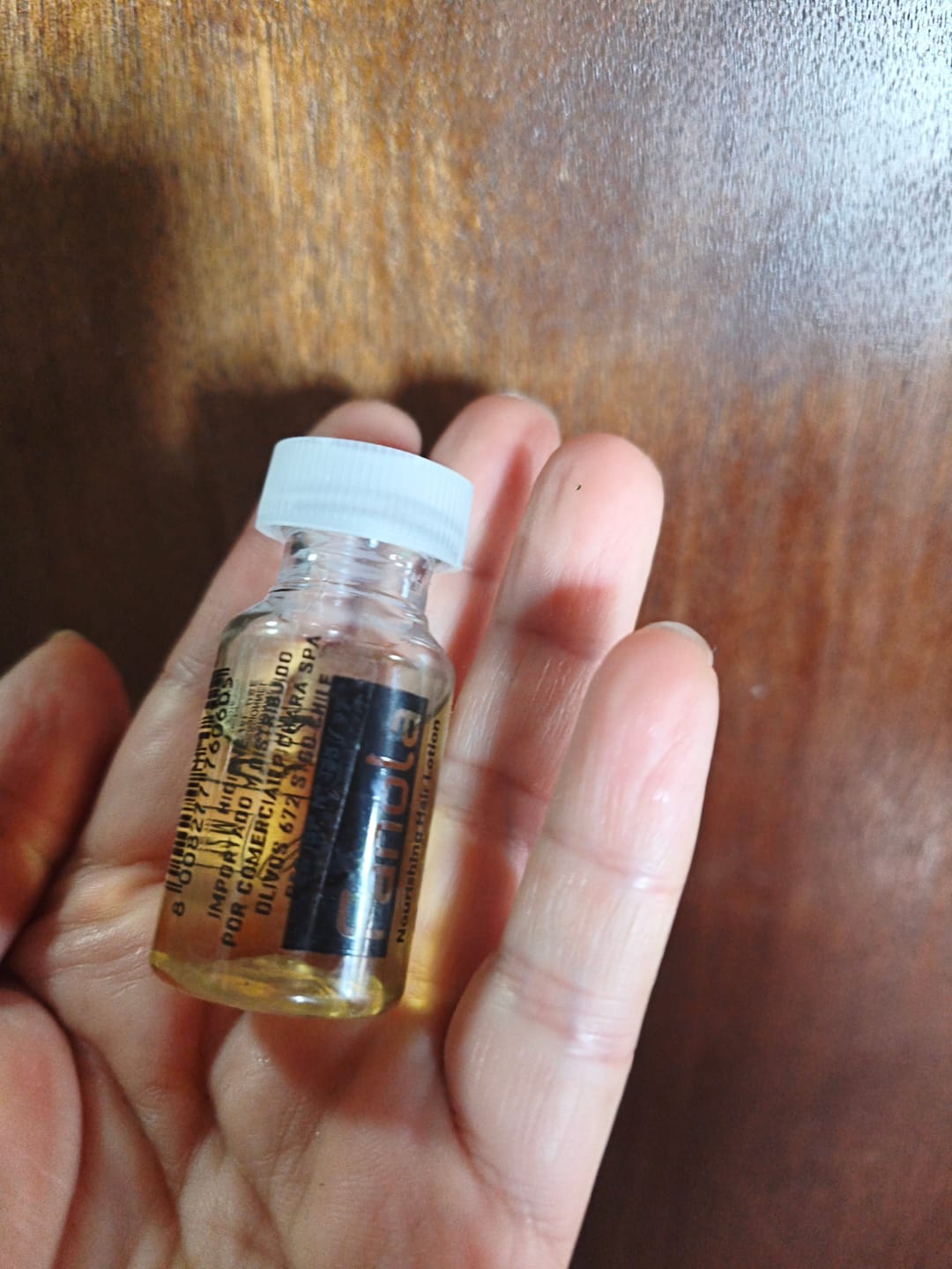 Customer photo review of Ampolla Capilar Nutritiva Reestructurante Fanola