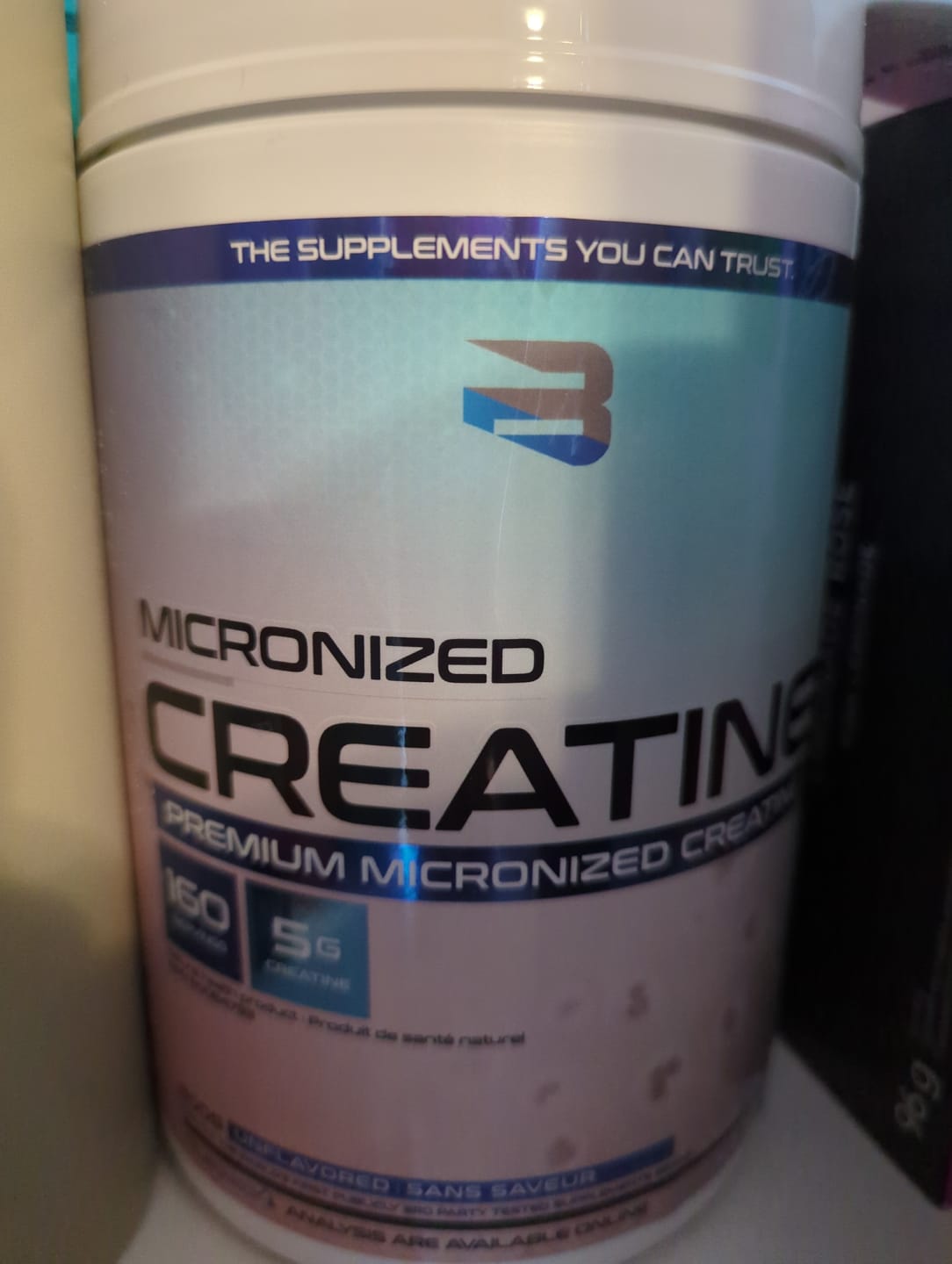 Customer photo review of Believe - Créatine Micronisée - 800g