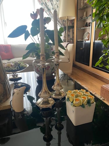 Customer photo review of Vaso con rose gialle in porcellana di Capodimonte