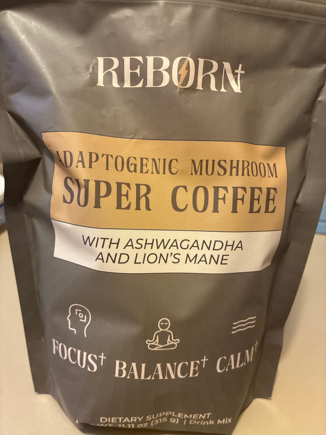 Customer photo review of Adaptogenic Mushroom Super Coffee