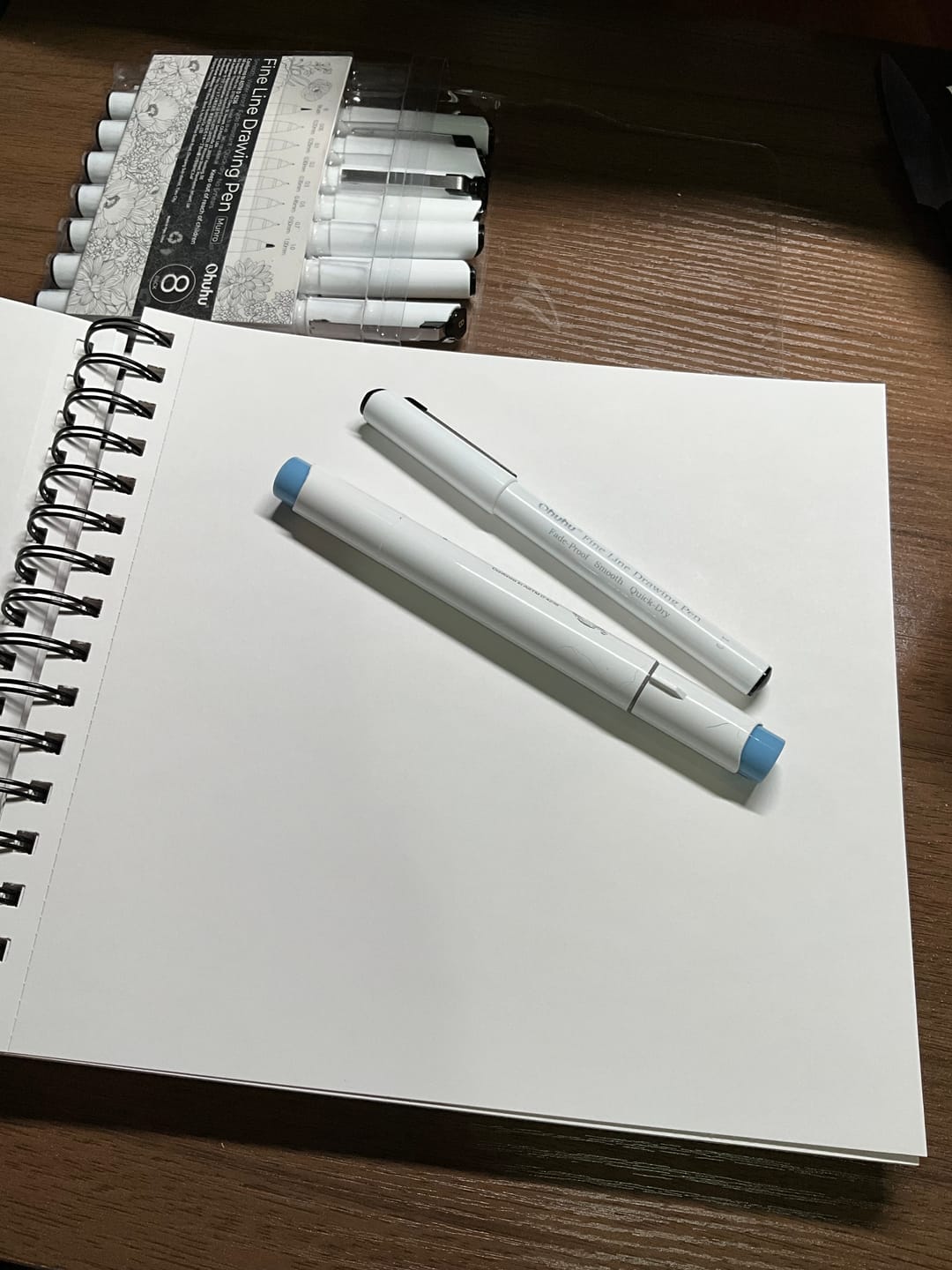 Customer photo review of Ohuhu Heavyweight Bleedproof Double-Sided Marker Pad, Spiral-Bound - Kamakou