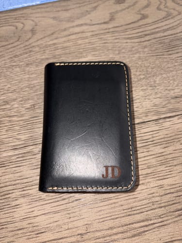 Customer photo review of Federal Badge Wallet Small - Black