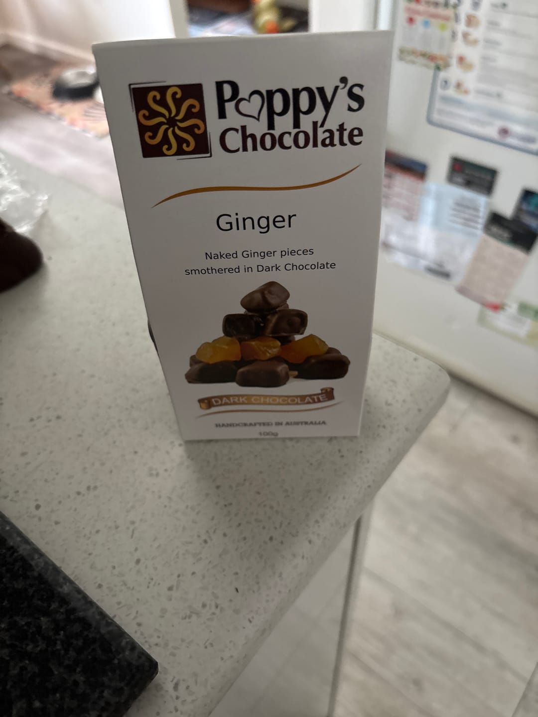 Customer photo review of Dark Chocolate Coated Ginger 100g