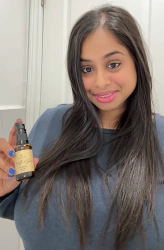 Customer photo review of Strength & Shine Hair Oil 30mL