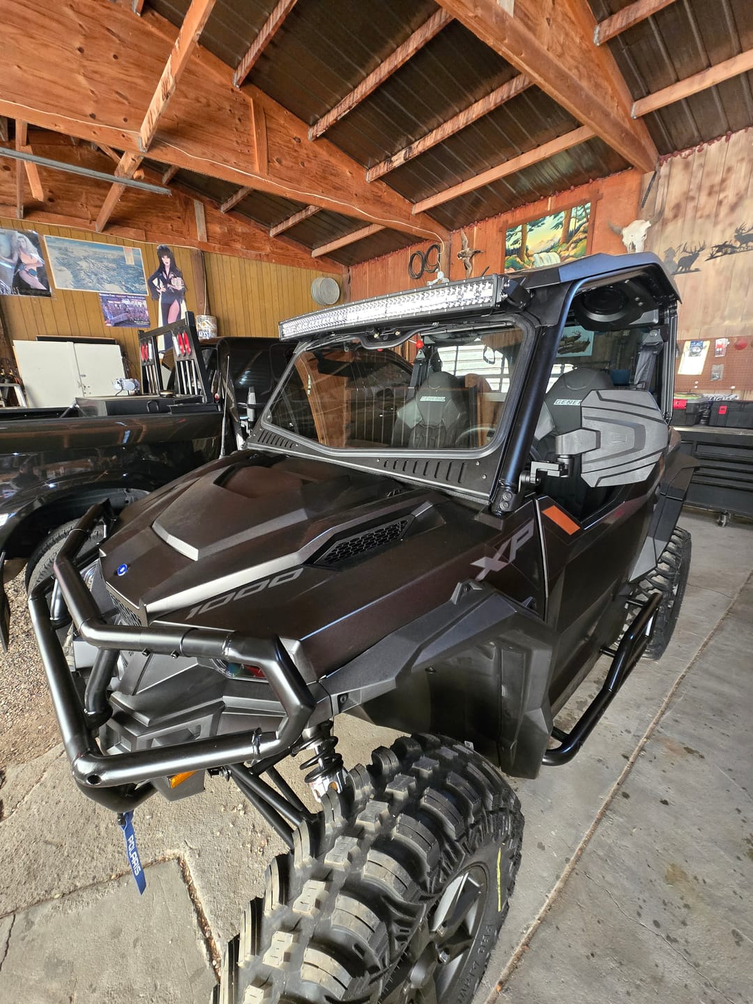Customer photo review of Polaris General 2.0 Vented Glass Windshield