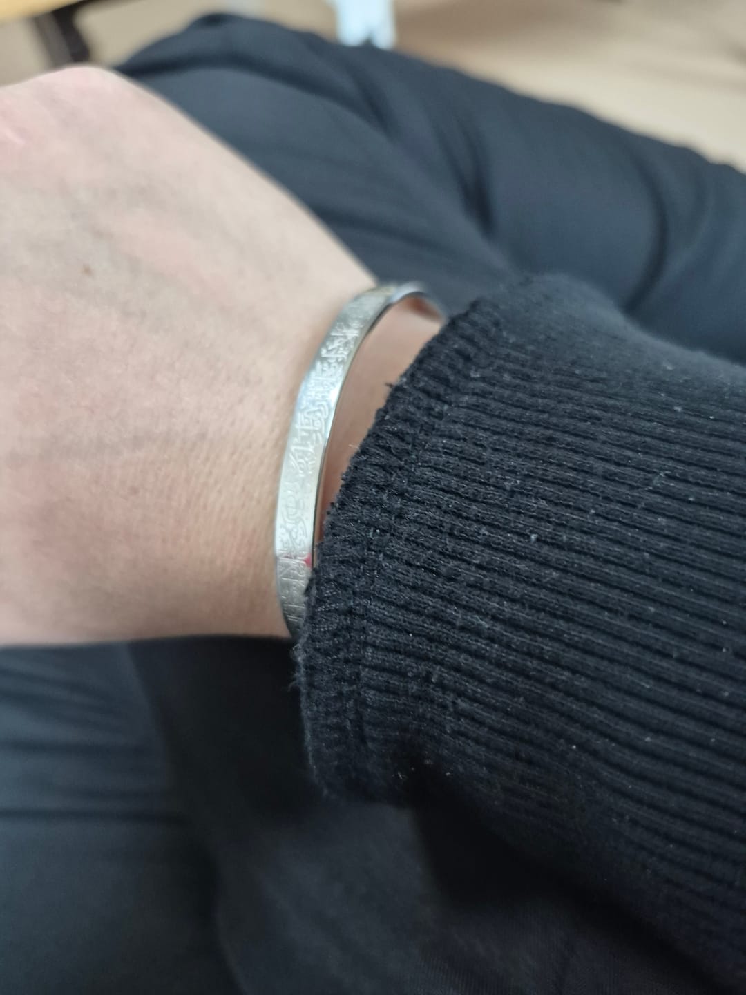 Customer photo review of Ayetel Kürsi Bileklik - Paslanmaz Çilek
