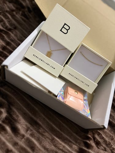 Customer photo review of Arden Abacus Necklace
