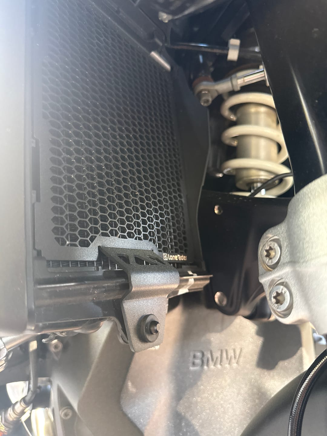 Customer photo review of Radiator Guard Set for BMW R1300GS / Adv