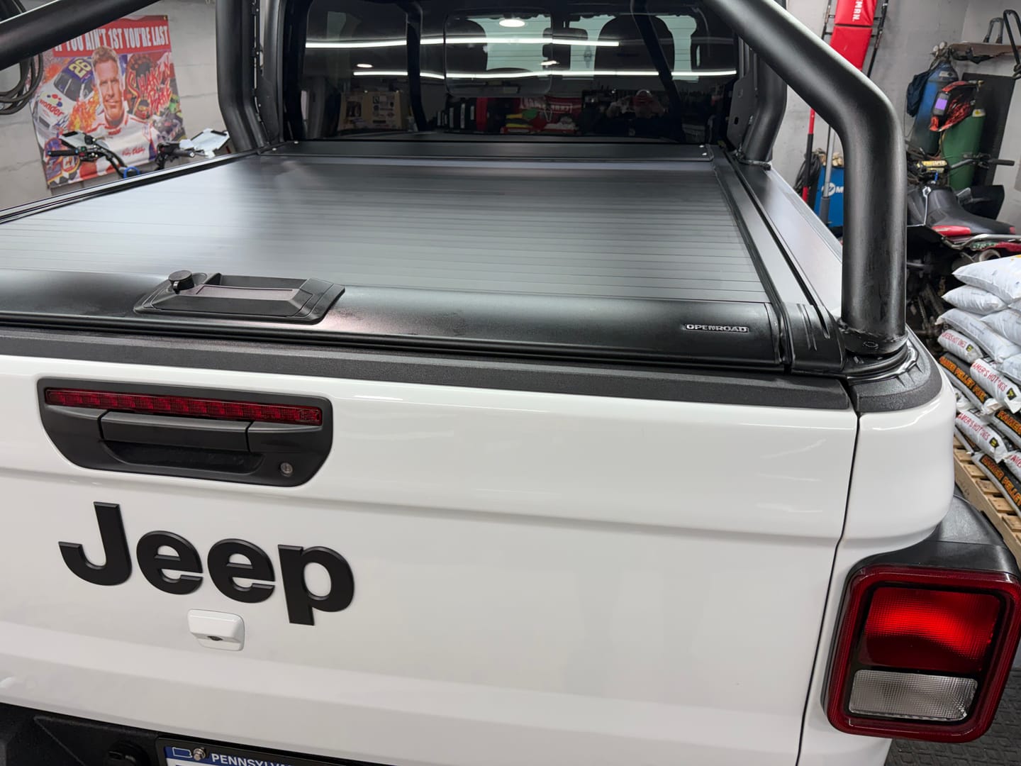 Customer photo review of OPENROAD Aluminum Retractable Tonneau Cover