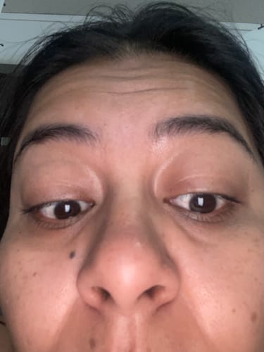 Customer photo review of Suero para pestañas y cejas