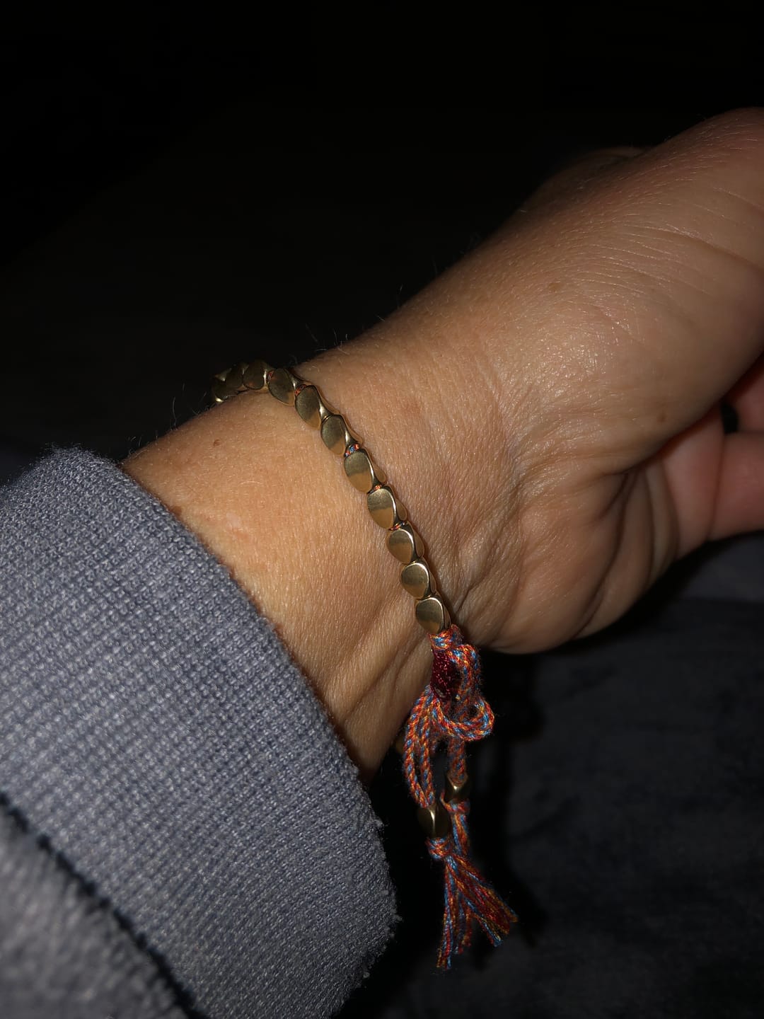 Customer photo review of Tibetisches Kupfer Glücksarmband