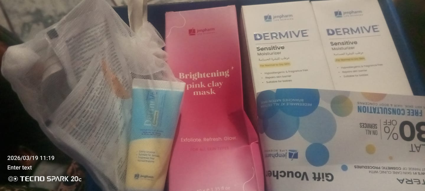 Customer photo review of Dermive Sensitive Moisturizer