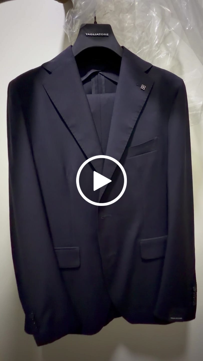 Customer video review of Tagliatore Wool Suit