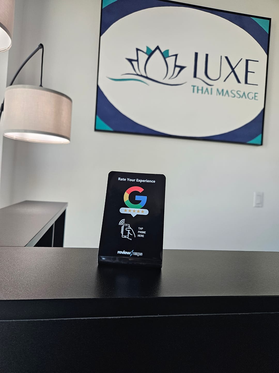 Customer photo review of NFC Google Review Stand