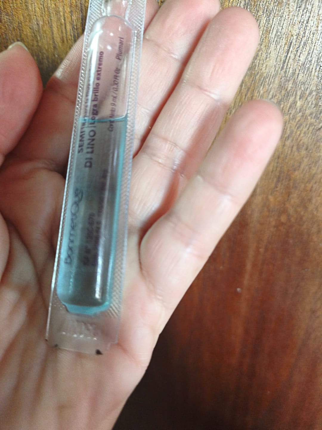 Customer photo review of Ampolla Capilar Reparación Semi Di Lino Bonmetique