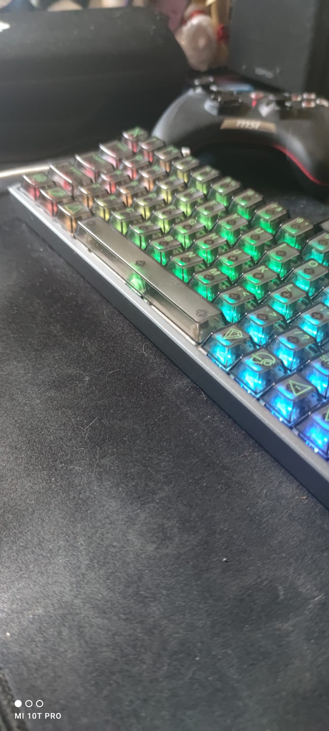 Customer photo review of X60HE Magnetic Switch Keyboard - The best budget gaming gear