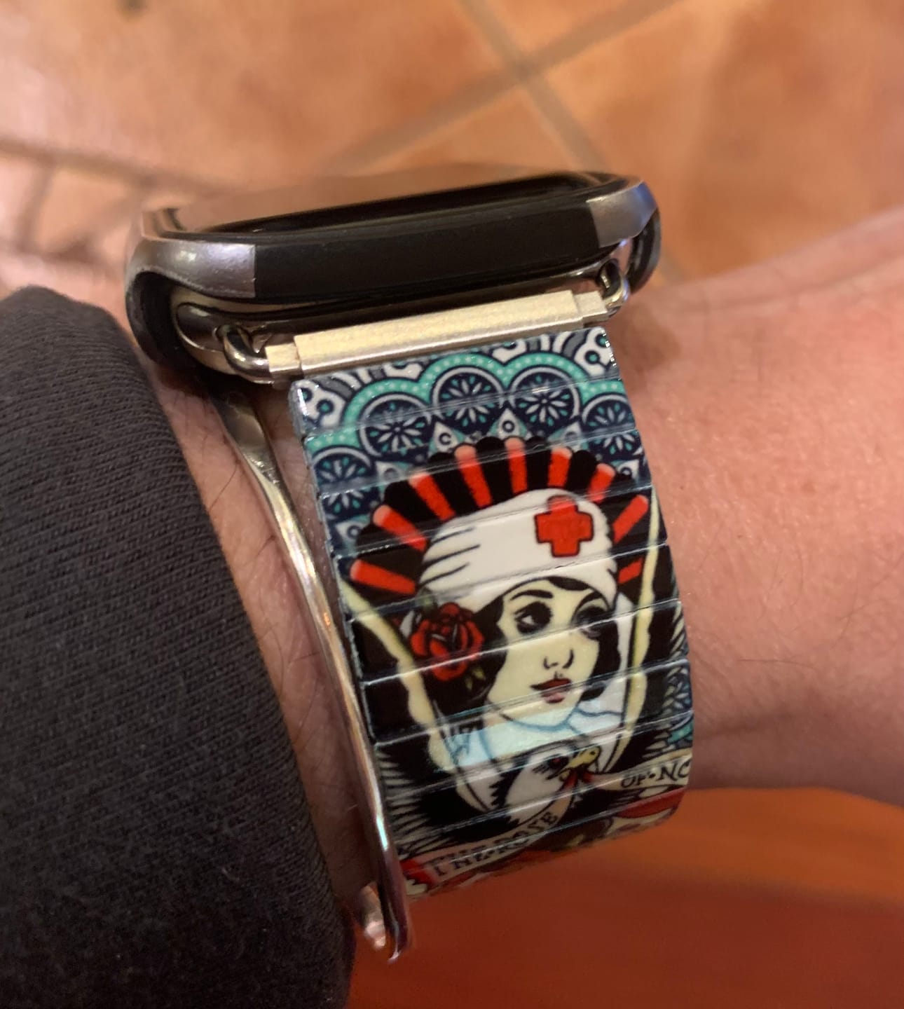 Customer photo review of Nurse Love by Brian Kelly for Apple Watch - Classic Finish