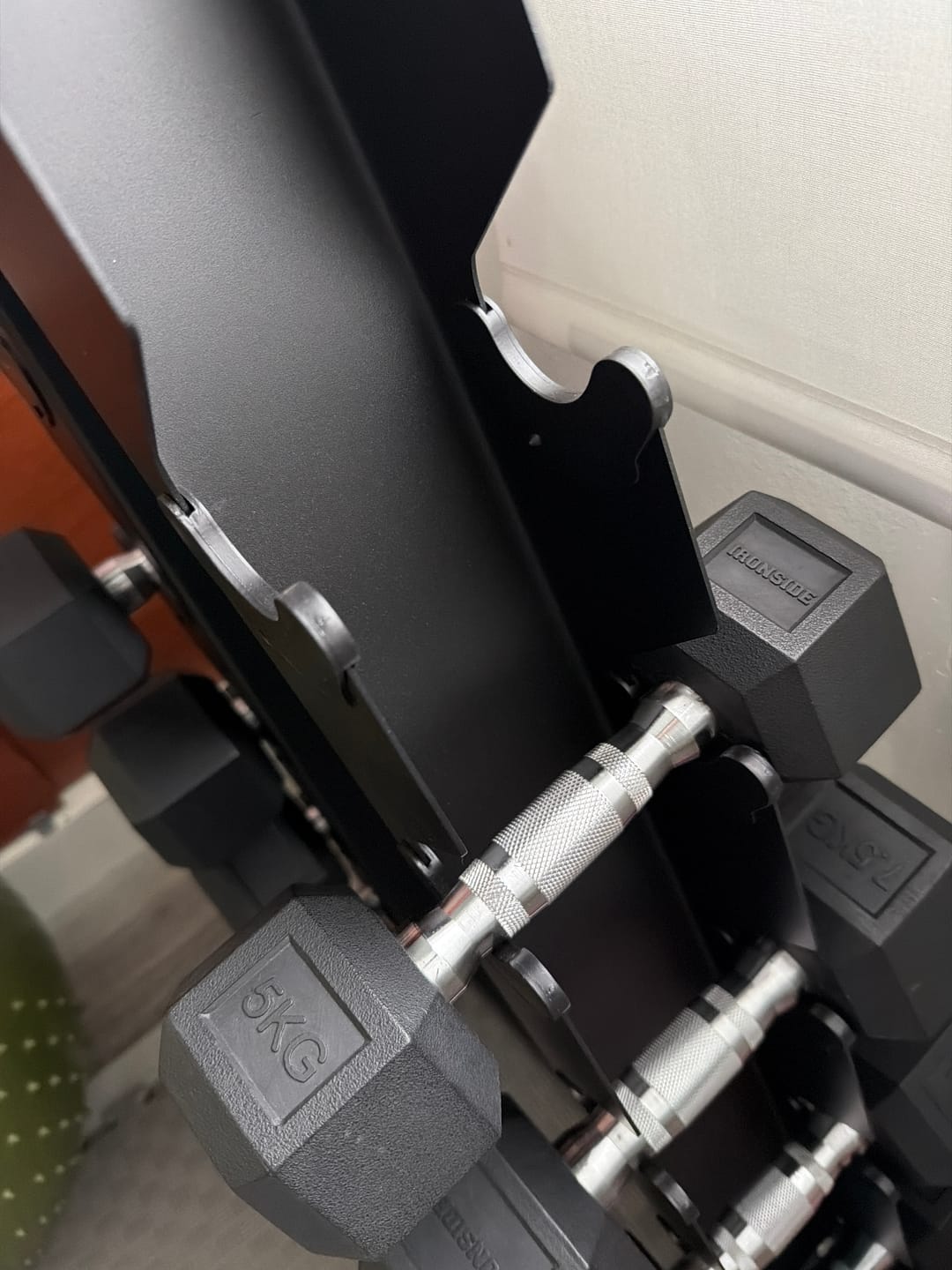 Customer photo review of Mancuerna Hexagonal (2.5 a 50 kg) IRONSIDE