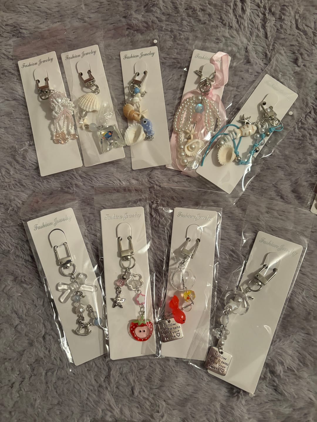 Customer photo review of Keychain Lucky Bags (Random shipment, no style specified)