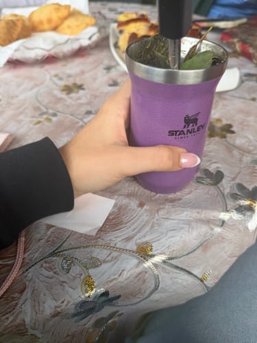Customer photo review of Mate Slim Stanley Tigerlily Lilac | 200 ml