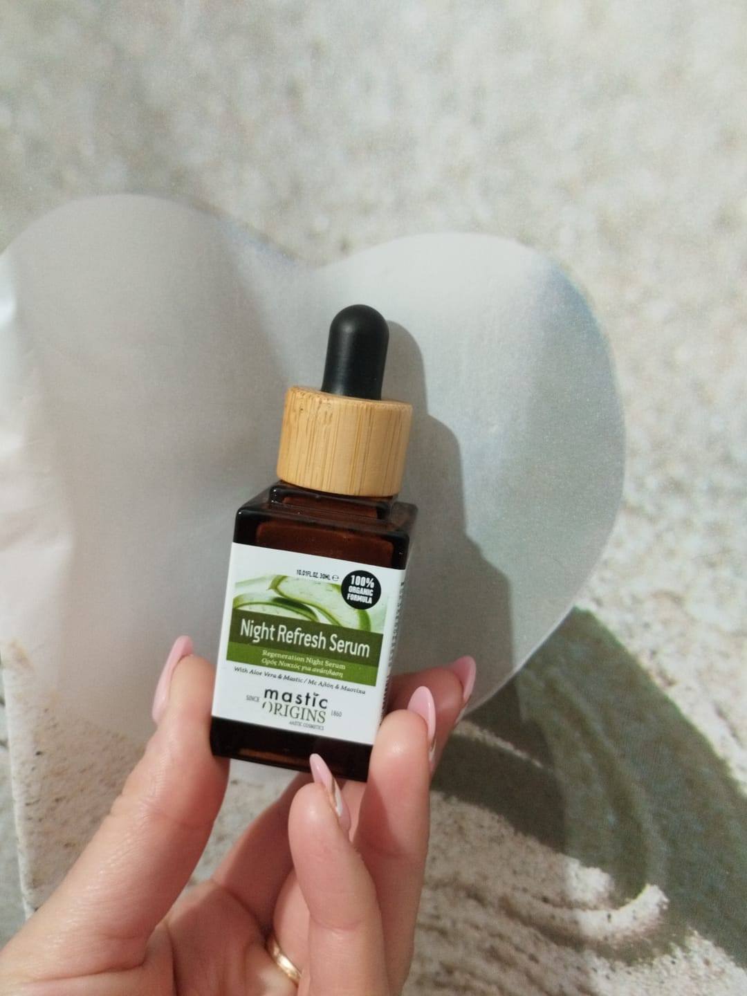 Customer photo review of Night Refresh Serum