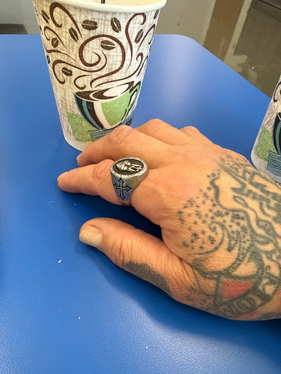 Customer photo review of Sacred Heart.