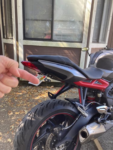 Customer photo review of Triumph Street Triple / 765 / Daytona 675/Moto2  - Tail Tidy Kit 2013+