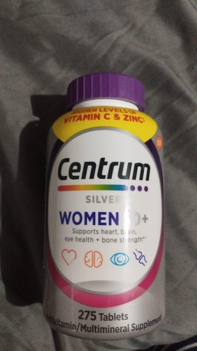 Customer photo review of Centrum Silver - Multivitamina para Mulheres acima de 50 anos (275 Caps)