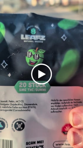 Customer video review of THC Spacejellies Vollspektrum
