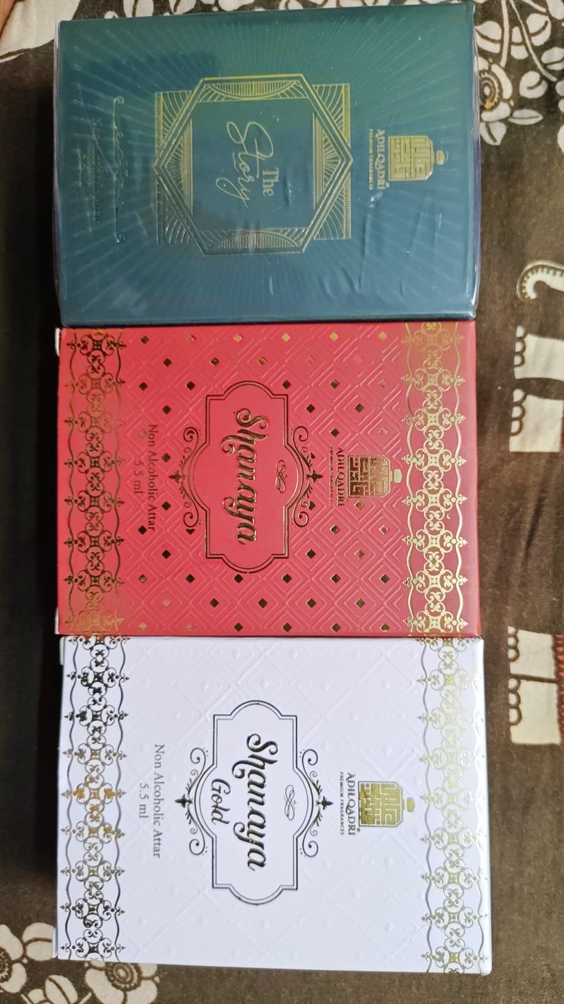 Customer photo review of Shanaya Gold Luxury Gourmand Attar Perfume