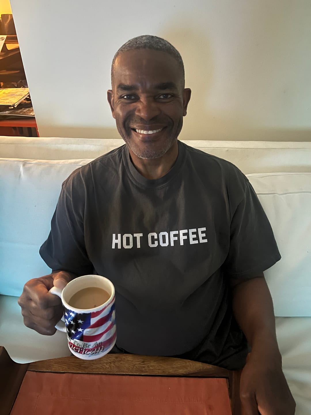 Customer photo review of Hot Coffee