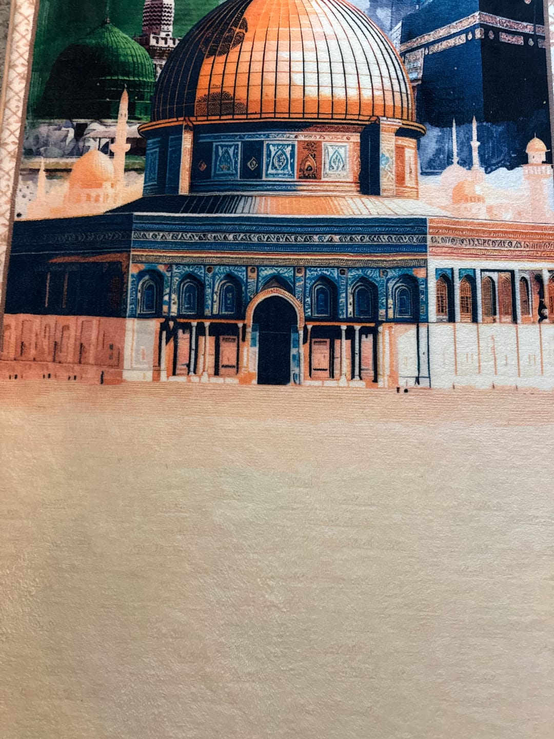 Customer photo review of Al-Haramain & Al-Aqsa  Padded Prayer Mat