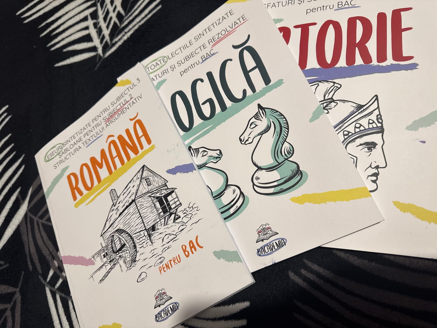 Customer photo review of Pachet Bacalaureat (Română + Istorie + Logică) Bacademia