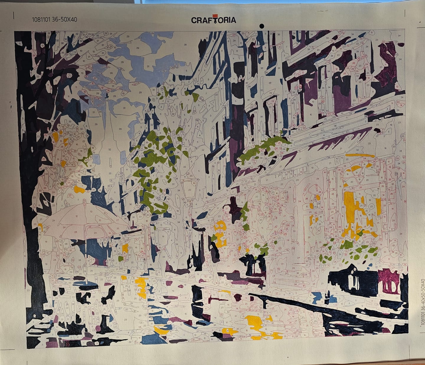 Customer photo review of Gouache Rainy Street