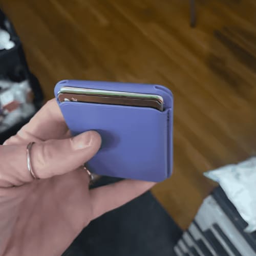 Customer photo review of MagCarry Wallet