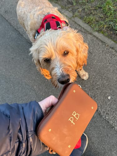 Customer photo review of Silicone Treat Pouch - Paddington™ Suitcase