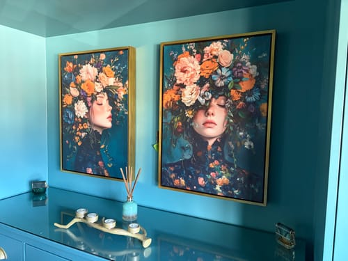 Customer photo review of Victorian Flowers No2 Print