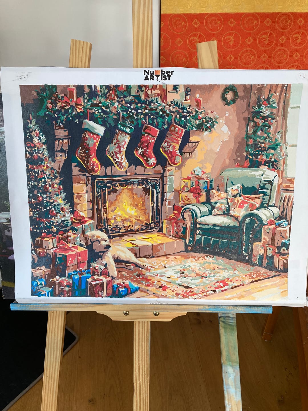 Customer photo review of Christmas Fireplace