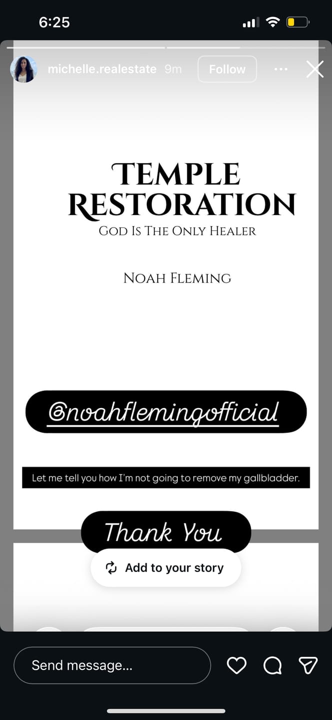 Customer photo review of Temple Restoration Ebook