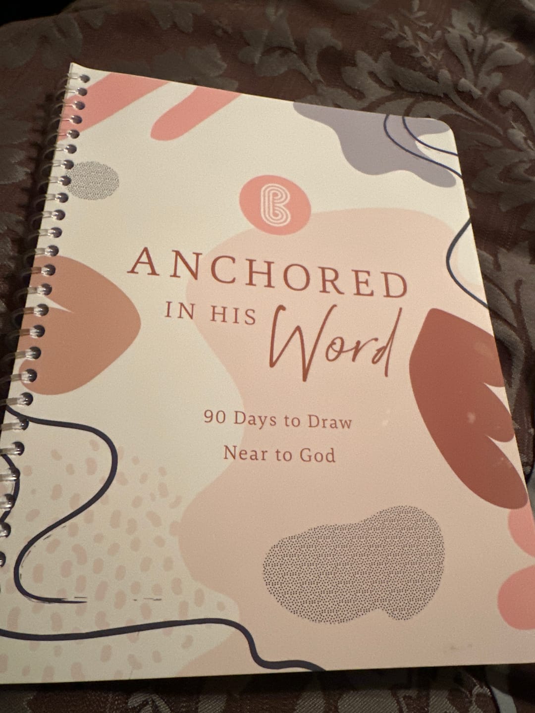 Customer photo review of Anchored In His Word: A 90 Day Devotional