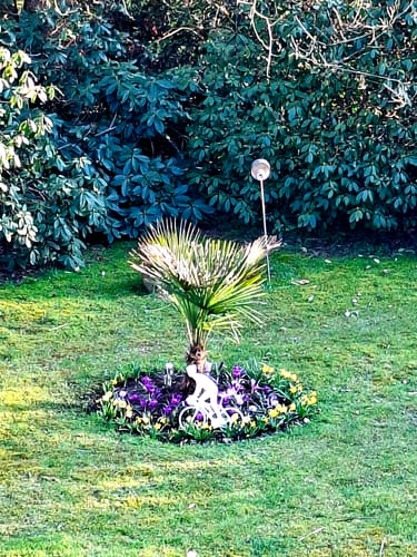 Customer photo review of Gartenstecker Radfahrer