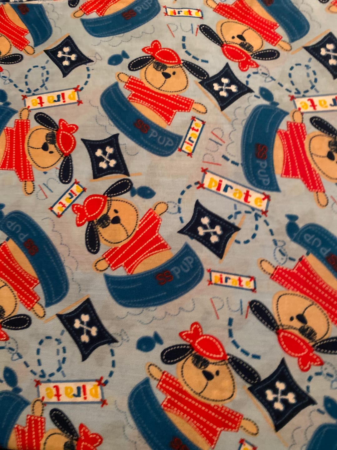 Customer photo review of Pirate Pup Polycotton Fabric