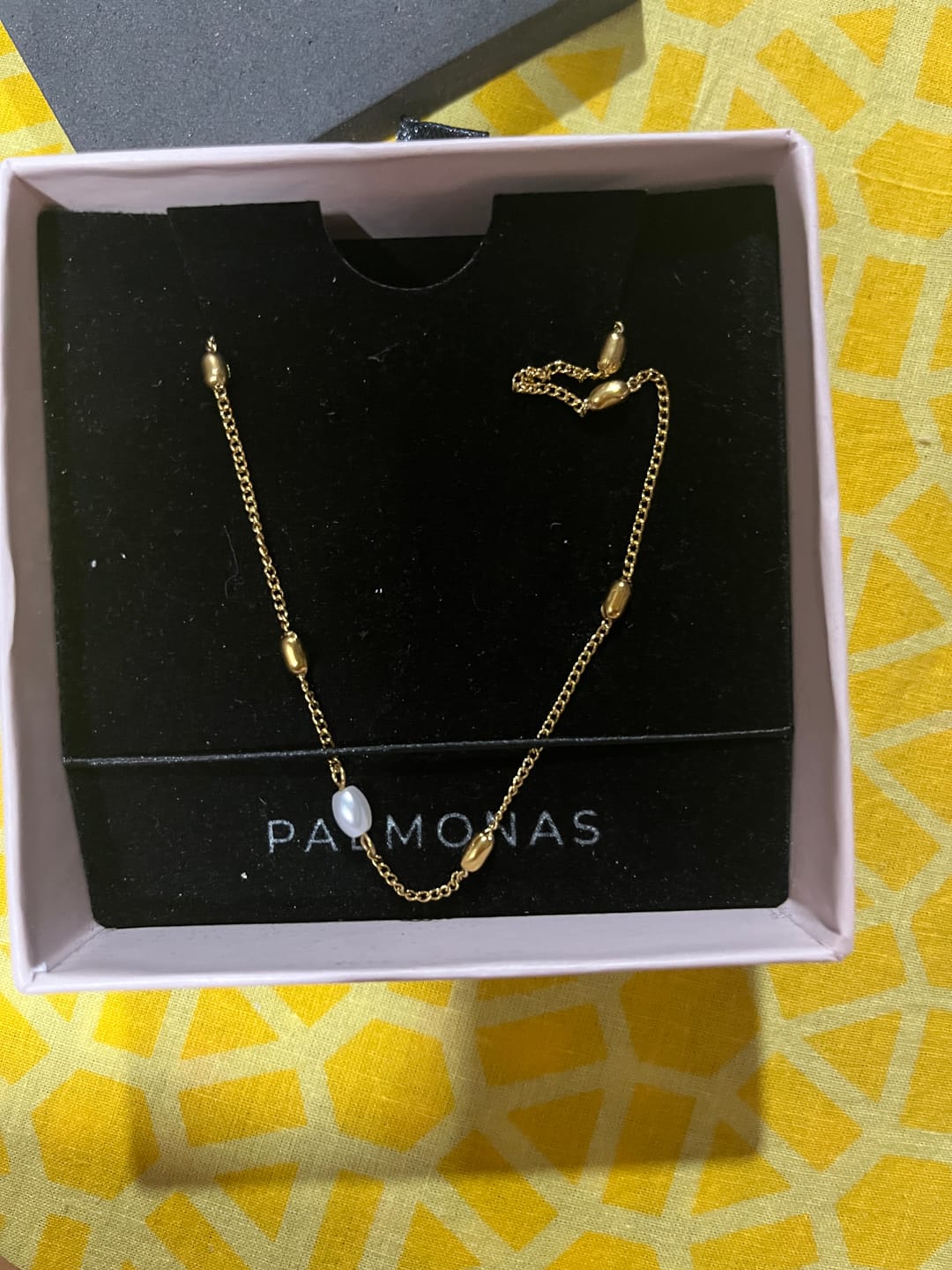 Customer photo review of Single Pearl Necklace