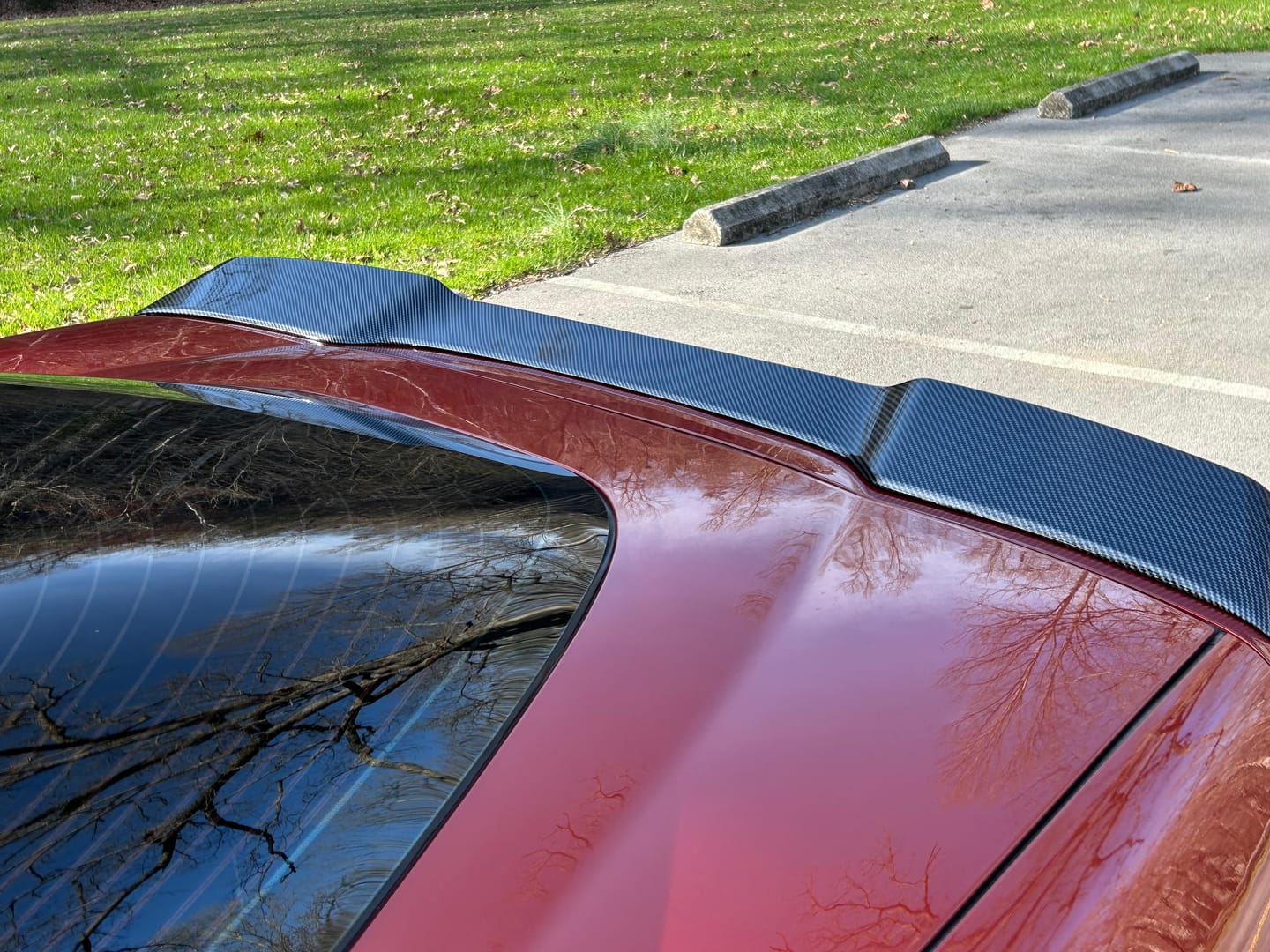 Customer photo review of Corvette C6 ZR1 Extended Rear Trunk Spoiler