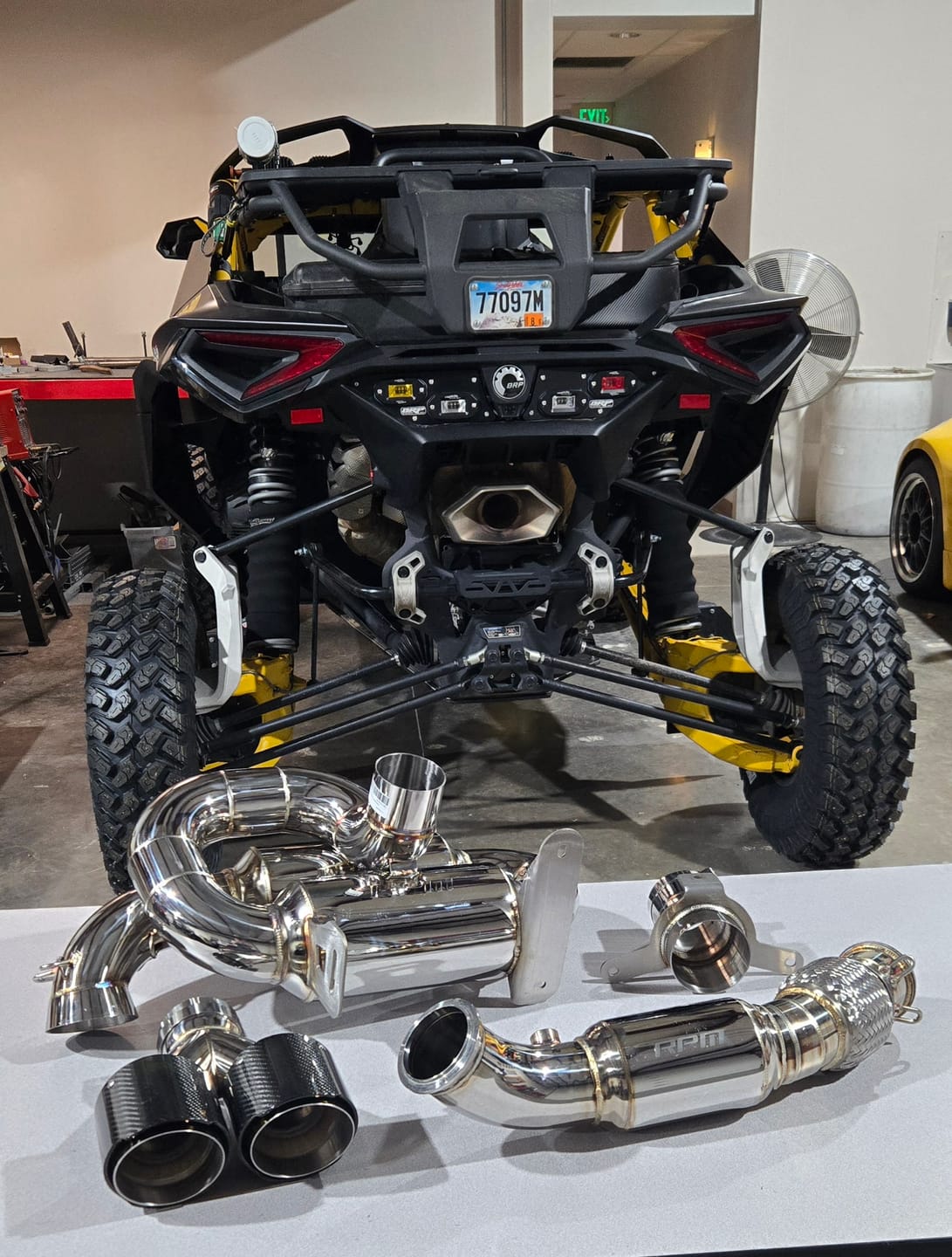 Customer photo review of RPM Can-Am Maverick R 3" Sport Muffler - Slip On Sport Exhaust