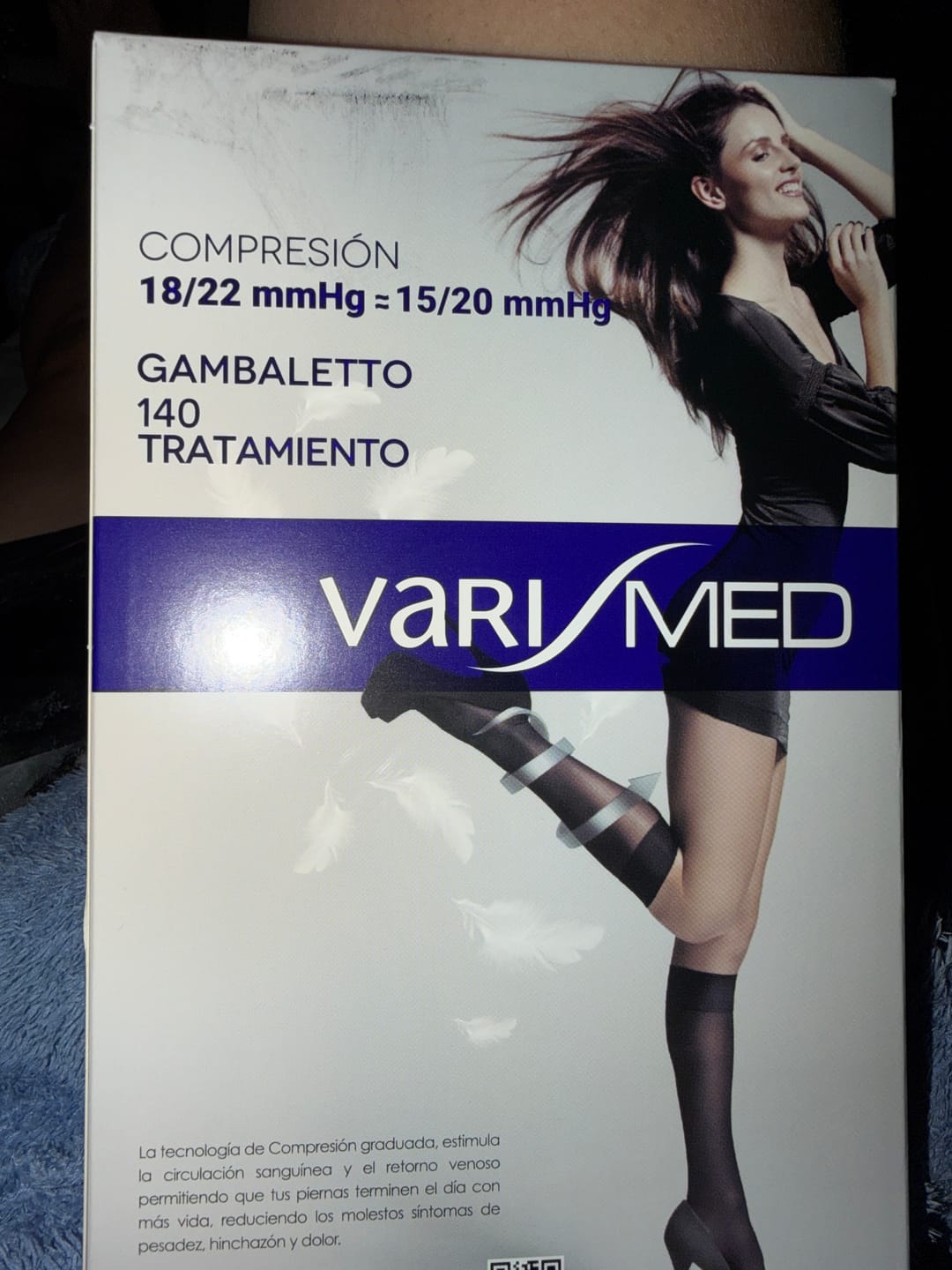 Customer photo review of Mini Media Varimed 140 Compresión Graduada 18/22 mmHg - Negro