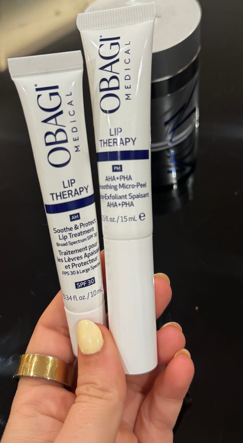 Customer photo review of Obagi Lip Therapy | AHA+PHA Smoothing Micro-Peel (15ml)