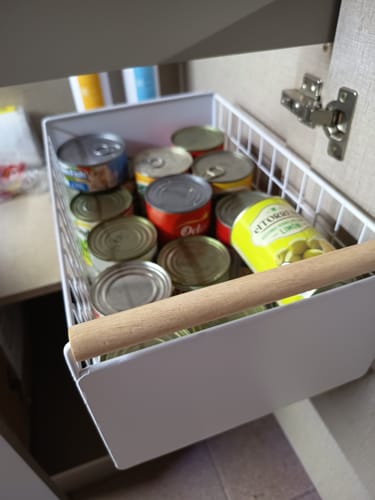 Customer photo review of Organizador Deslizante Para Cocina Con Bandeja Grande Homilu
