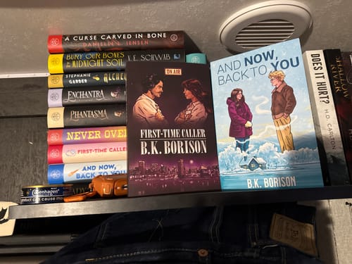 Customer photo review of smut slut book club subscription